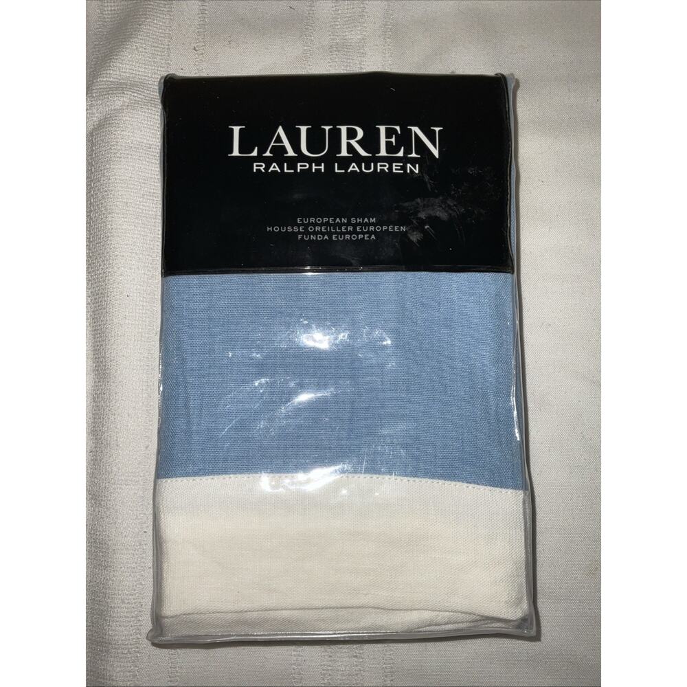 Lauren Ralph Lauren JOANNA Linen Frame Euro Sham 26x26 In